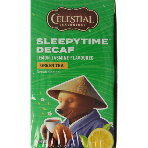 afbeelding van Decaf sleepytime green tea lemon jasmine