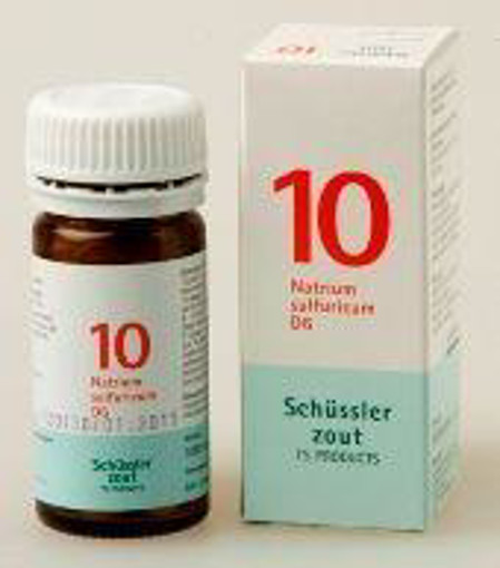 afbeelding van Natrium sulfuricum 10 D6 Schussler