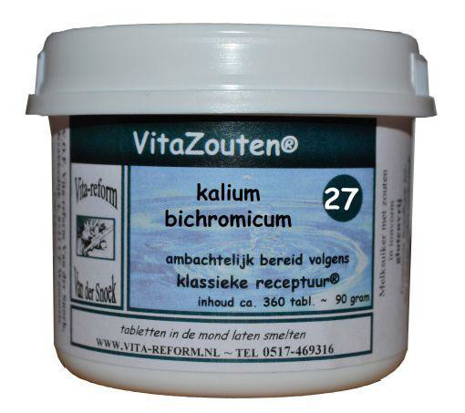 afbeelding van Kalium bichromicum VitaZout Nr. 27