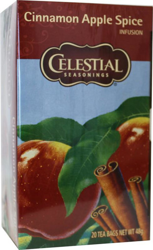 afbeelding van CELESTIAL SEASONINGS CINNAMON APPLE SPICE HERB TEA