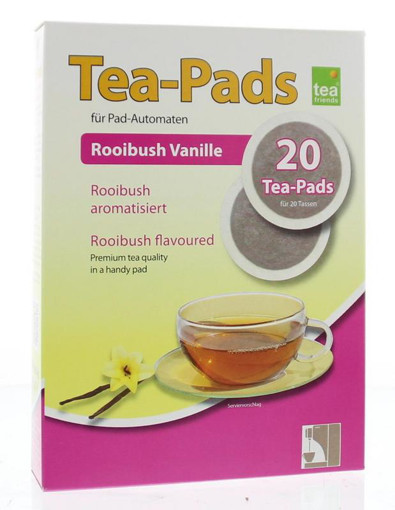 afbeelding van Rooibos vanille tea-pads