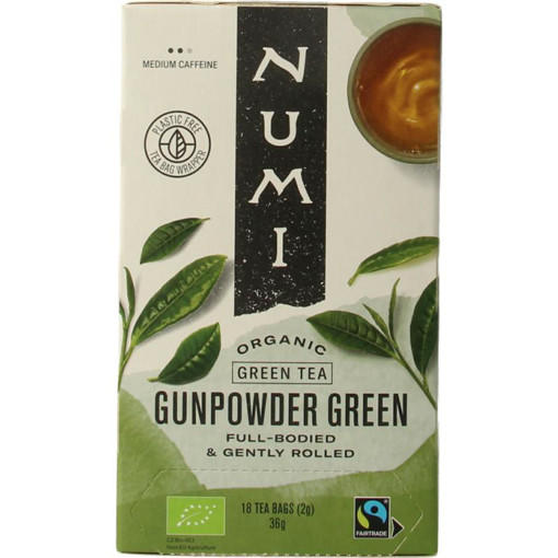 afbeelding van Green tea heaven gunpowder