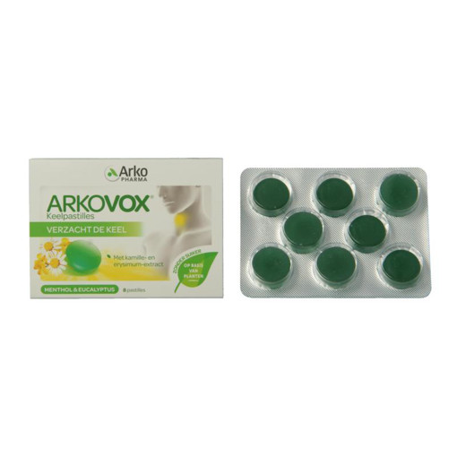 afbeelding van Menthol eucalyptus pastilles