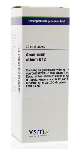 afbeelding van Arsenicum album D12