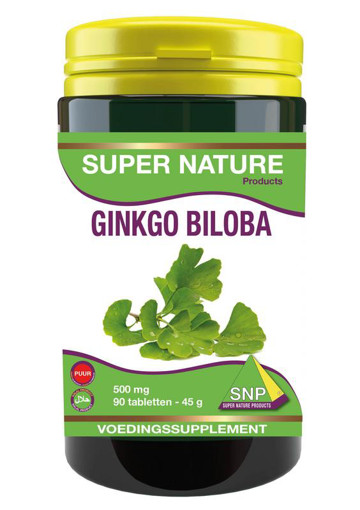 afbeelding van Ginkgo biloba 500 mg puur