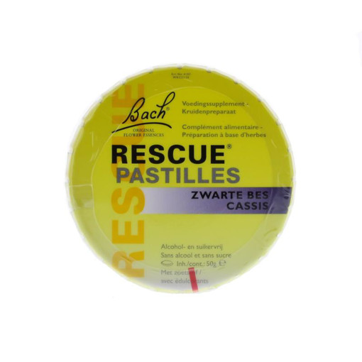 afbeelding van Rescue pastilles zwarte bes