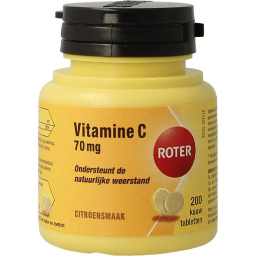 afbeelding van Vitamine C 70mg citroen