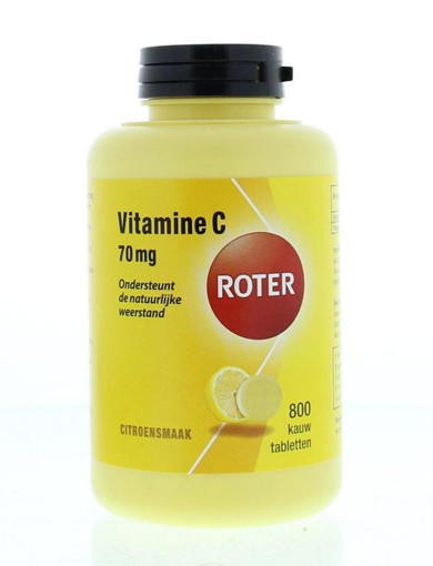 afbeelding van Vitamine C 70mg citroen