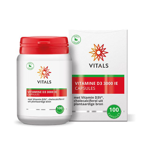 huwelijk verbannen Latijns Vitals Vitamine D3 3000IE 100cap kopen? | Bioflora Health Products