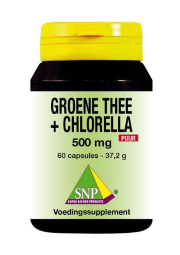 afbeelding van Groene thee chlorella 500 mg puur