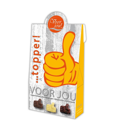 afbeelding van Choco cadeau topper young