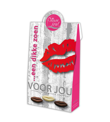 afbeelding van Choco cadeau dikke zoen young