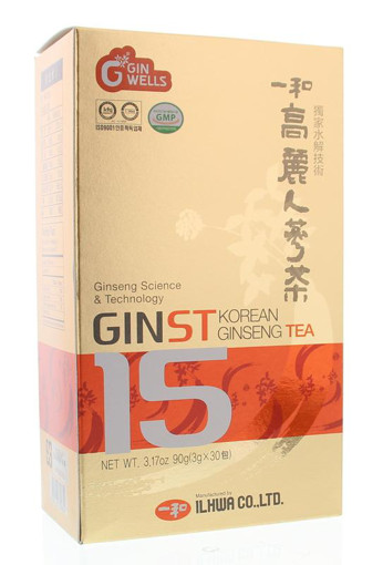 afbeelding van ginst15 korean ginseng tea