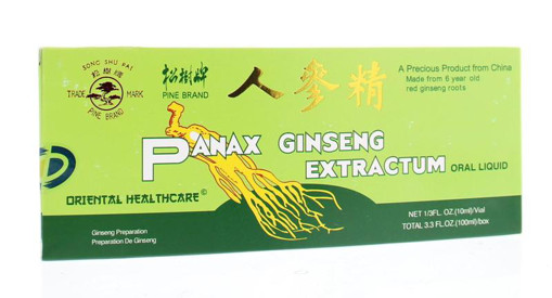 afbeelding van Panax ginseng extractum 10x10 ml