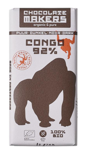 afbeelding van Gorilla bar 92% puur