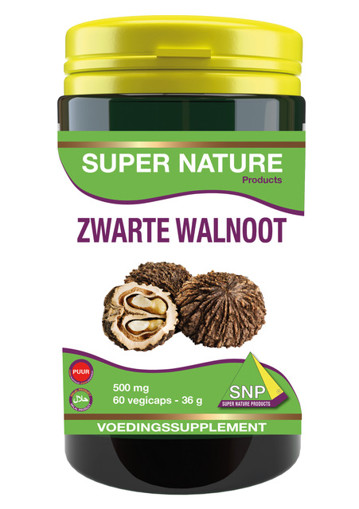 afbeelding van Zwarte walnoot 500 mg