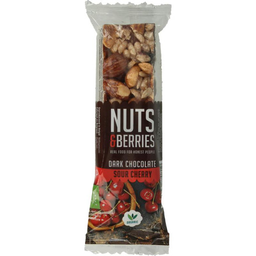 afbeelding van Nuts & berries choco sour cherry