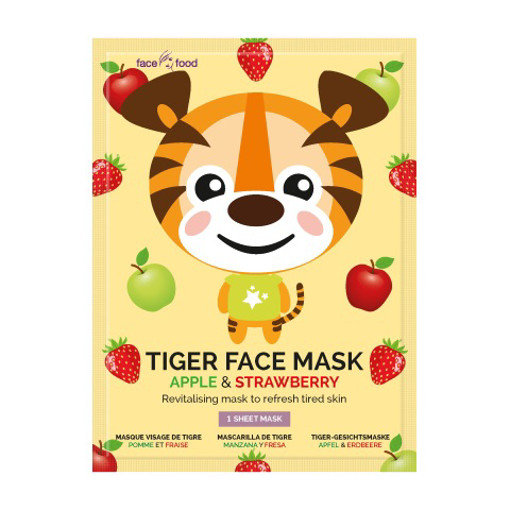 afbeelding van Tiger sheet face mask apple & strawberry