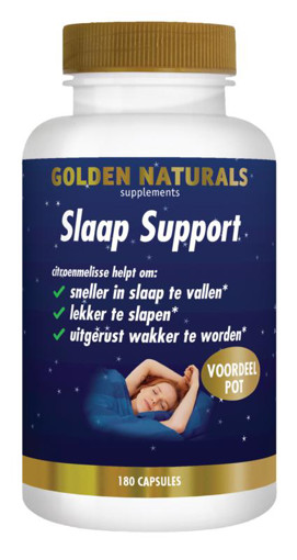 Golden Naturals Slaap support 180 capsules afbeelding