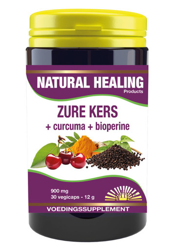 afbeelding van zure kers/curcuma/ piper nigr