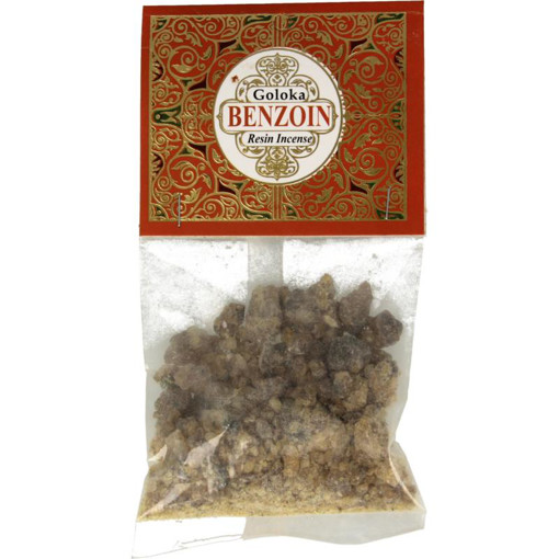 afbeelding van Resin incense benzoin 12-pack