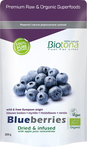 afbeelding van Blueberries dried infusion