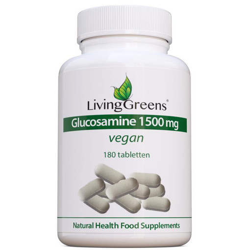 Iedereen drempel markering Livinggreens glucosamine 1500 vegan 180tb kopen? | Bioflora Health Products