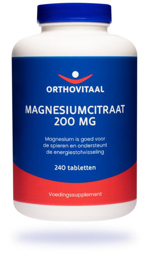 afbeelding van magnesium citraat 200mg