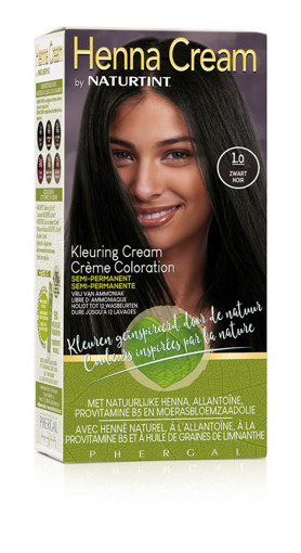 afbeelding van Henna creme 1.0 zwart