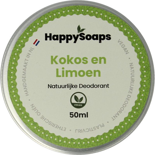 afbeelding van happy deodorant kokos limoen