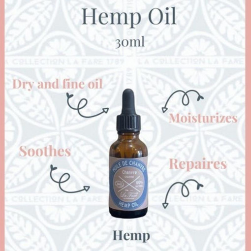 afbeelding van la fare natural org hemp oil