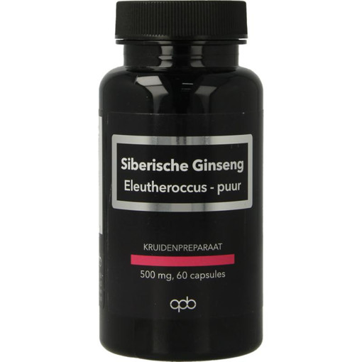 afbeelding van Siberische ginseng / eleutherococcus 500 mg