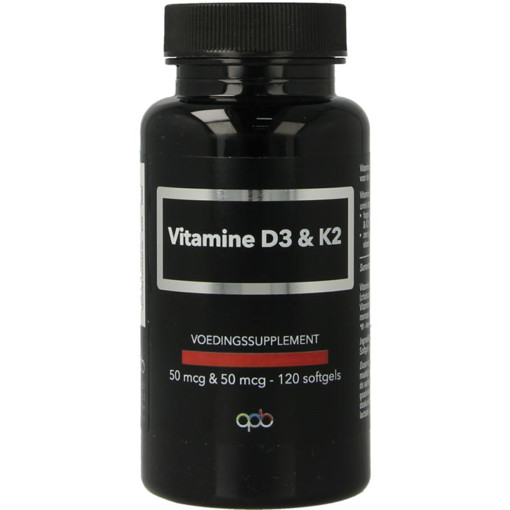 afbeelding van Vitamine D3 50 mcg & K2 50 mcg