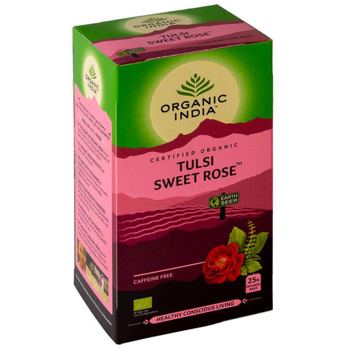 afbeelding van tulsi sweet rose thee bio