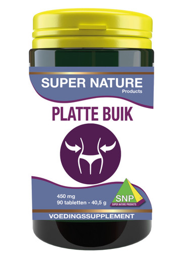 afbeelding van platte buik