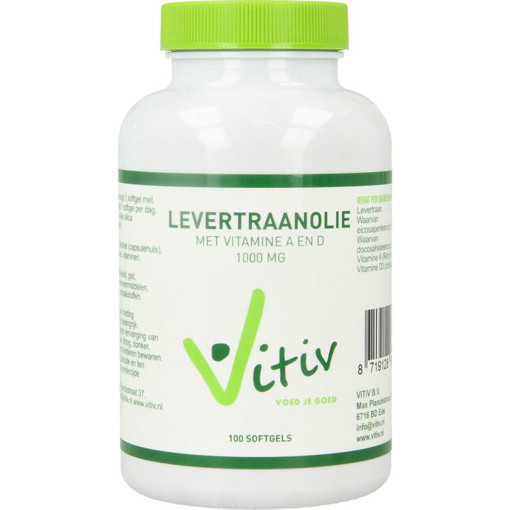 afbeelding van levertraanolie 1000mg vit a d