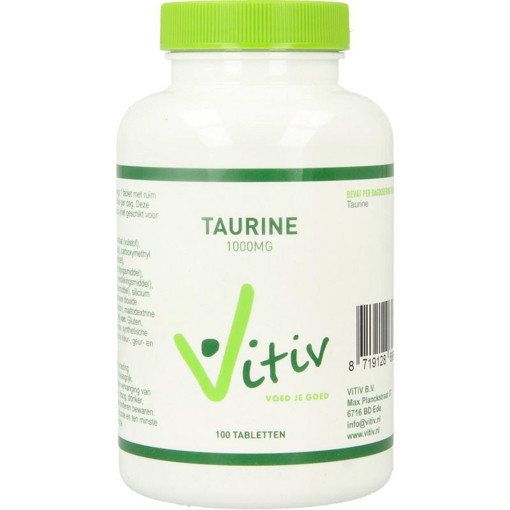 afbeelding van taurine 1000 mg