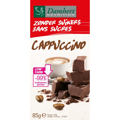 afbeelding van Damhert chocoladetabl cappucci