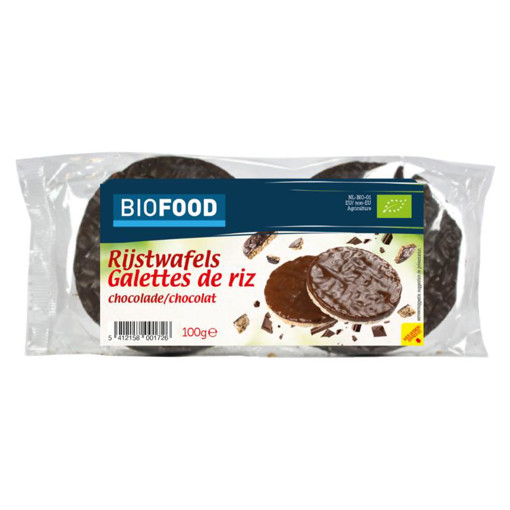 afbeelding van Damhert rijstwafels choco bio