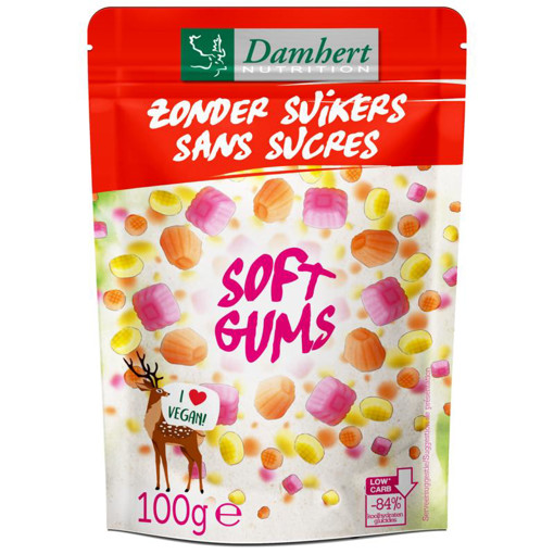 afbeelding van Damhert zs vegan winegums