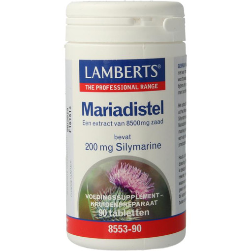 afbeelding van mariadistel 200mg silym/l8553