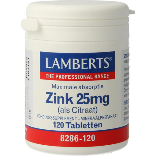 afbeelding van zink (zinc) citr 25mg /l8286