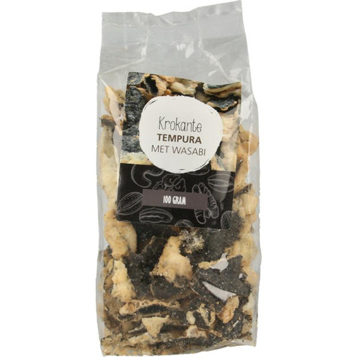 afbeelding van tempura seaweed wasabi