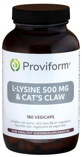 afbeelding van lysine 500mb & cat's claw