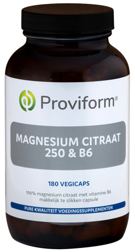 afbeelding van magnesium citraat 250 & b6