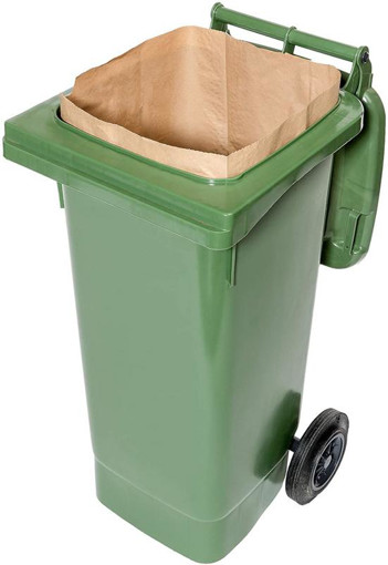 afbeelding van wastebag compost paper 240ltr