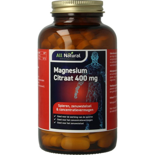 afbeelding van magnesium citraat 200mg elemen