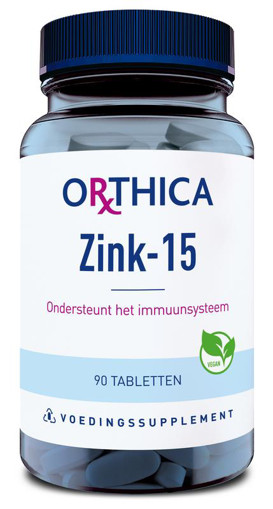 Orthica Zink-15 90 tabletten afbeelding