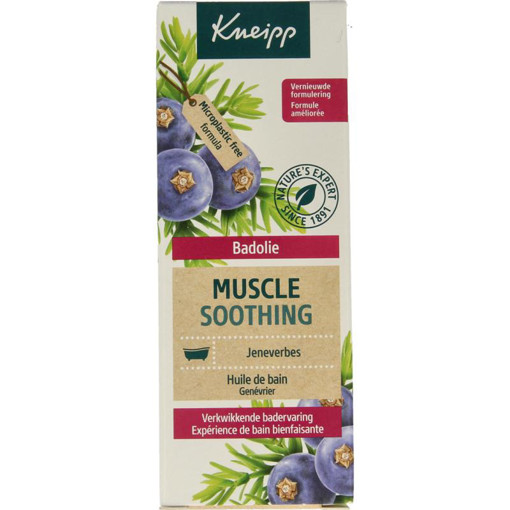 afbeelding van muscle soothing badolie jenbes