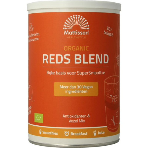 afbeelding van organic reds blend poeder